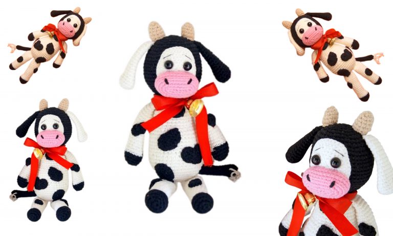 Spotted Cow Amigurumi Free Pattern