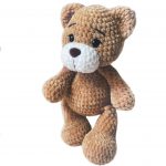 Free Pattern for Adorable Velvet Teddy Bear Amigurumi