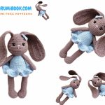 Amigurumi Bunny in a Dress Free Pattern and Tutorial