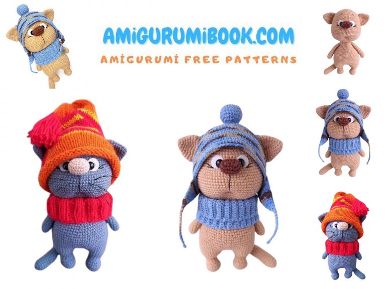 Tangle Cat Amigurumi Free Pattern