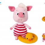 Swimming Pig Amigurumi Free Pattern: Make Your Own Adorable Crochet Toy