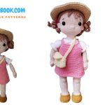 Free Pattern for Amigurumi Doll with Pink Dress and Hat