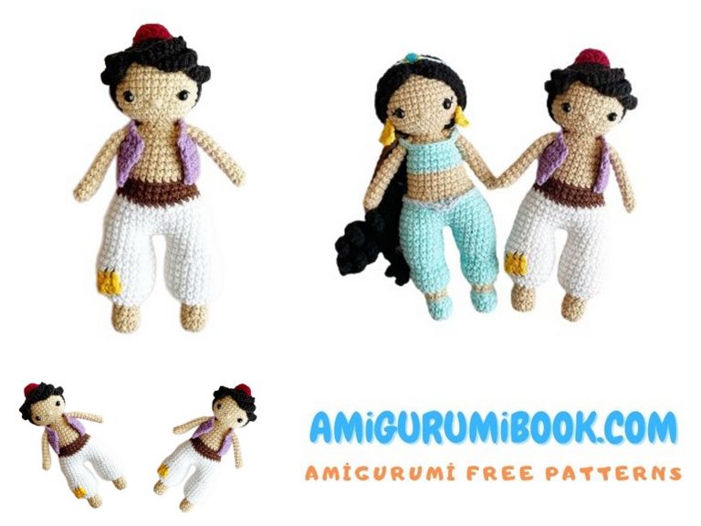 Aladdin Amigurumi Free Pattern: Crochet Your Own Magical Doll