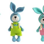 Mr. and Mrs. Adorable Bunny Amigurumi Free Pattern