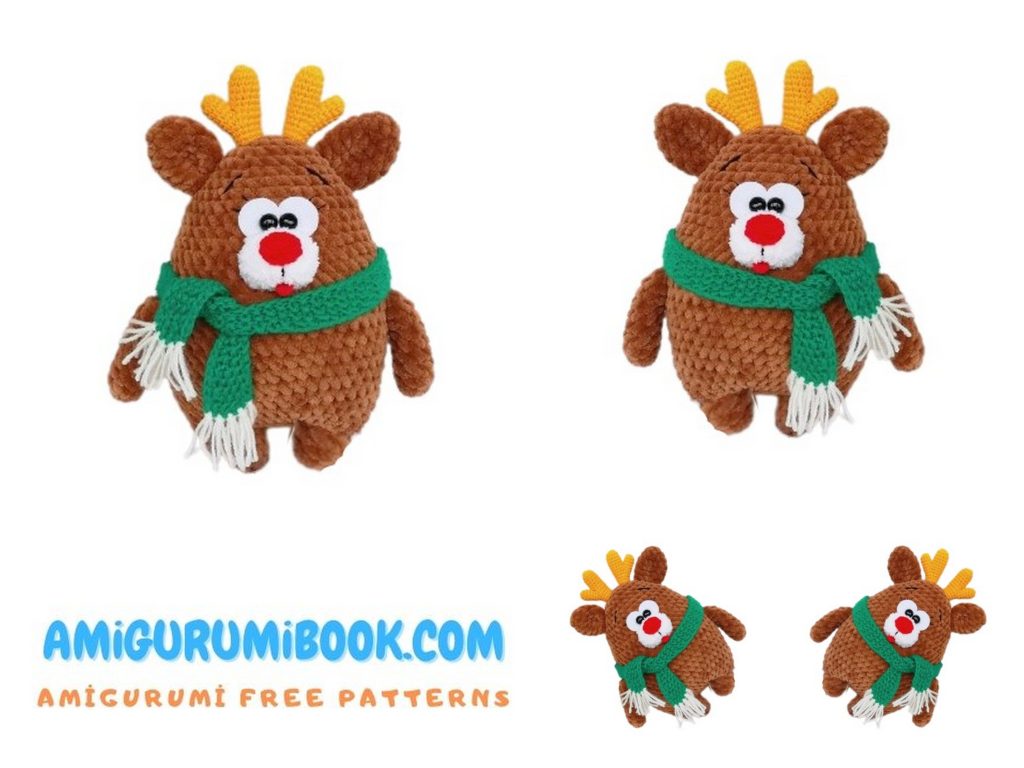 Free Amigurumi Cute Baby Deer Pattern for Crochet Enthusiasts