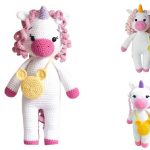 Cute Female Unicorn Amigurumi Free Pattern