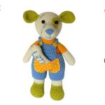 Crochet a Sweet Dog in Overalls with Our Free Amigurumi Pattern