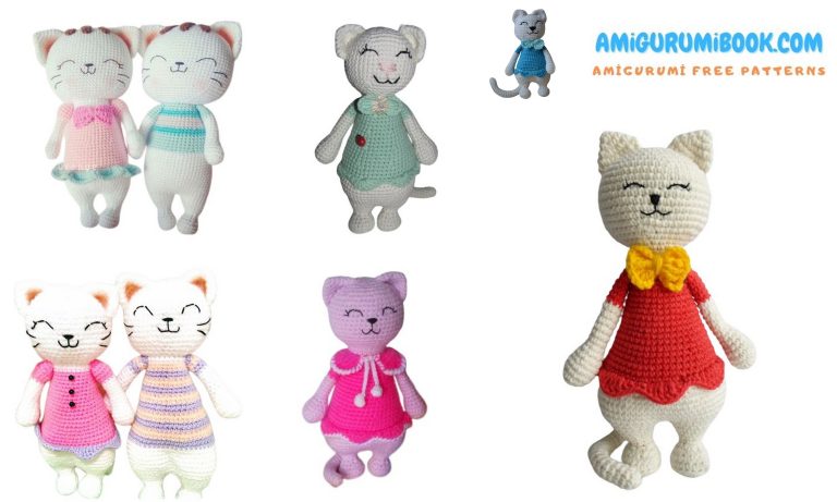 Happy Kittens Amigurumi Free Crochet Pattern