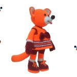 Adorable Female Fox Amigurumi with Skirt – Free Crochet Pattern