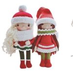 Christmas Party Girls Amigurumi Free Pattern