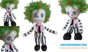 Beetlejuice Amigurumi Free Pattern - Free Amigurumi Crochet Patterns