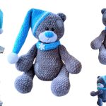 Adorable Teddy Bear Amigurumi Free Pattern for a Festive Christmas Hat