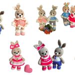 Amigurumi Christmas Bunnies Free Pattern