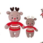 Craft Your Holiday Magic with Our Little Christmas Deer Amigurumi Free Pattern