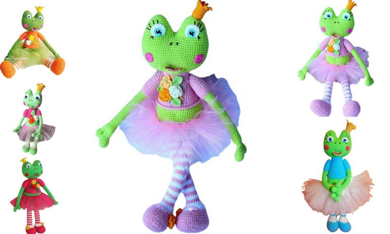 Princess Frog Amigurumi Free Pattern