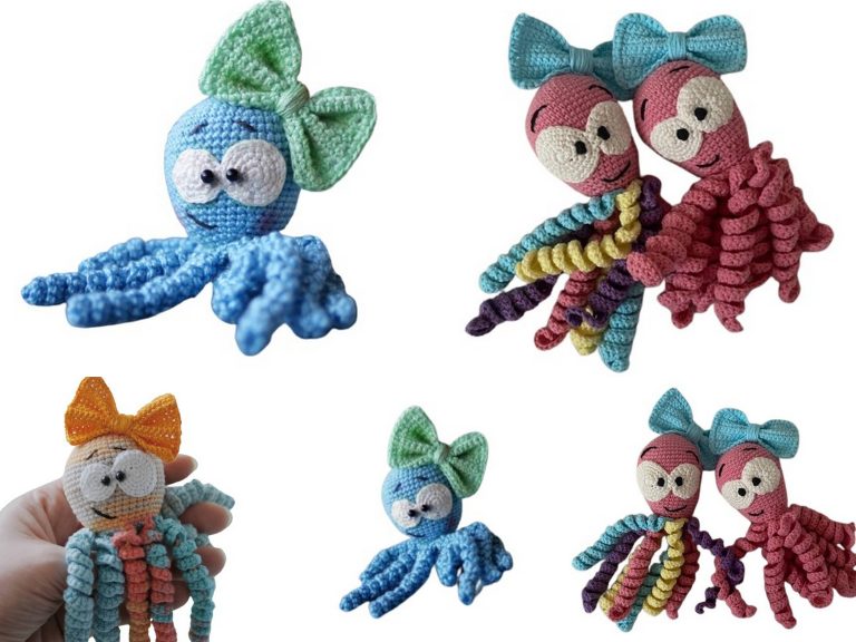 Little Cute Octopus Amigurumi Free Pattern