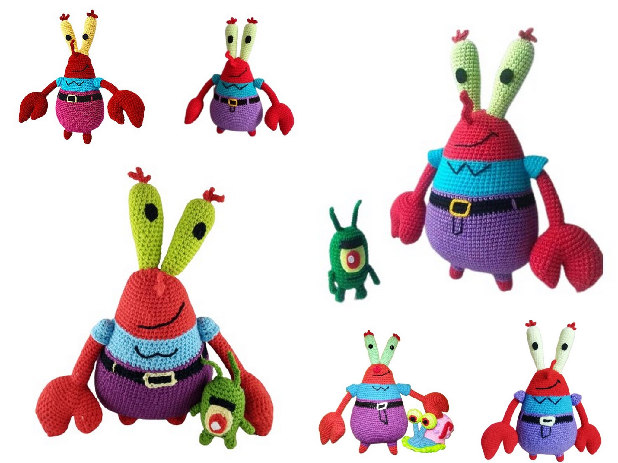 SpongeBob Mr. Krabs Amigurumi Free Pattern - Crochet for Fun - Free