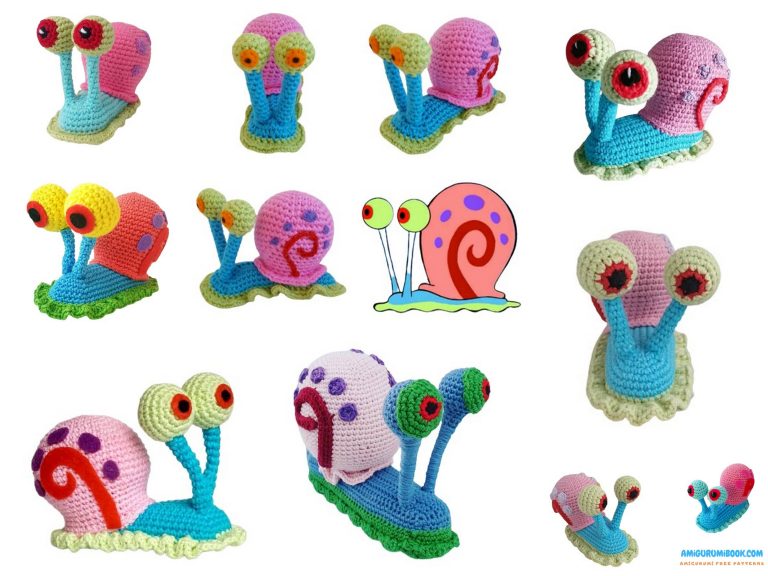 Craft Your Own SpongeBob Snail Amigurumi – Free Crochet Pattern