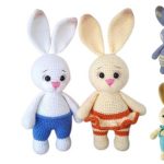 Cute Mr and Mrs Bunny Amigurumi Free Pattern