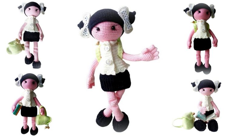 Free Schoolgirl Doll Amigurumi Pattern: Create Your Own Adorable Crochet Doll