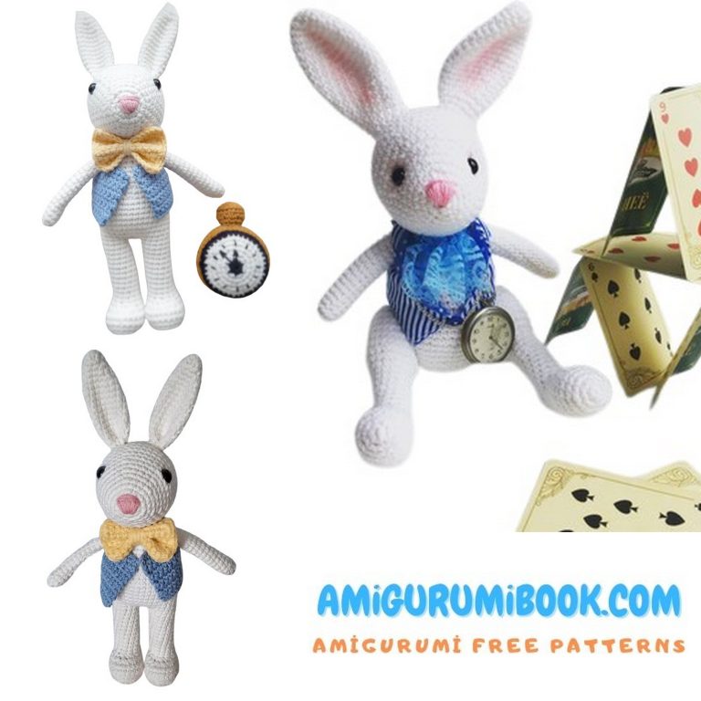 Free Amigurumi Lucky Bunny Crochet Pattern | Cute Bunny Soft Toy