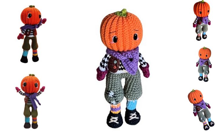 Free Halloween Pumpkin Man Amigurumi Pattern – Get Crafty this Spooky Season!
