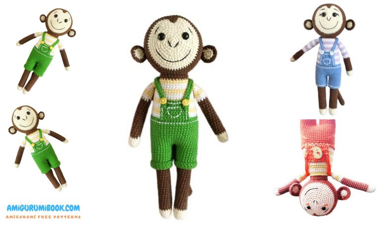 Monkey Dudu Amigurumi Free Pattern – Cute Crochet Toy Tutorial