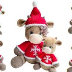 Amigurumi Christmas Bull Free Pattern – Festive Crochet for the Holidays