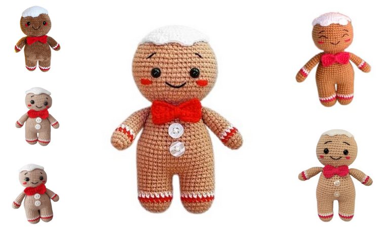 Gingerbread Amigurumi Free Pattern – Create Festive Crochet Delights!
