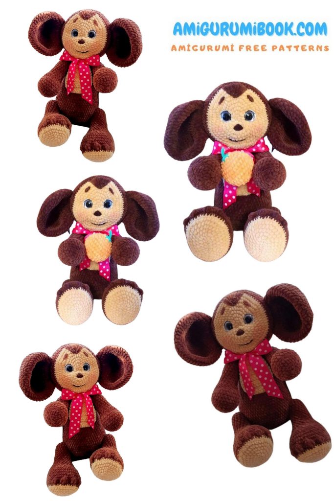 Cheburashka Monkey Amigurumi Pattern