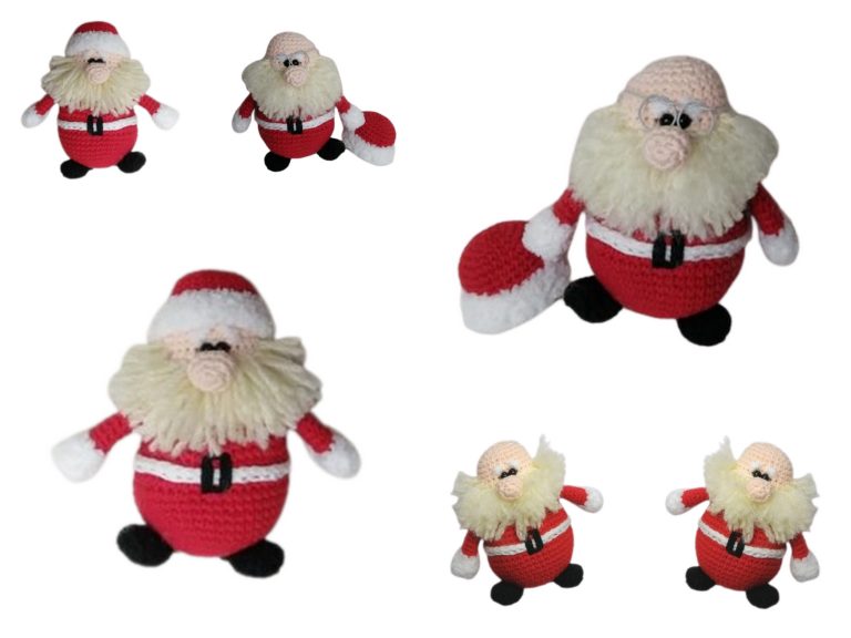 Craft Your Holiday Magic with Our Little Cute Fat Santa Claus Amigurumi Free Pattern!