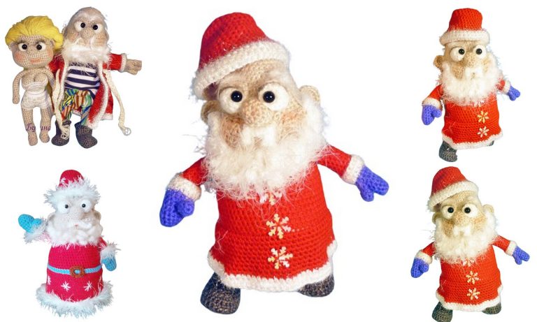 Whimsical Santa Claus Amigurumi Free Pattern for a Crazy Christmas!