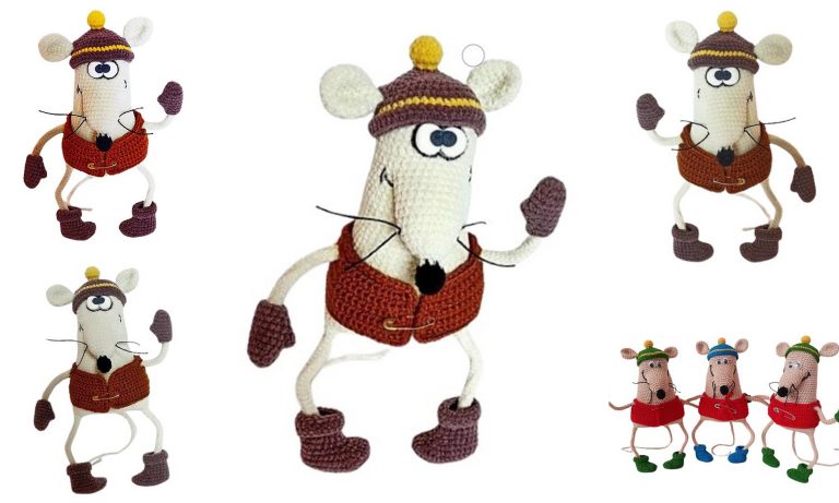 Mouse Bop Amigurumi Free Pattern – Cute and Easy Crochet DIY Toy