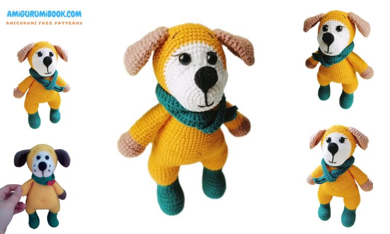 Crochet Puppy Dog Amigurumi Free Pattern | DIY Toy Tutorial