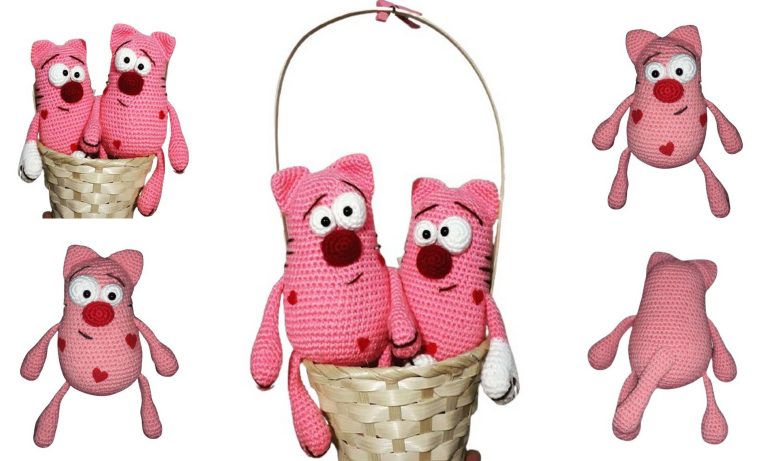 Heartfelt Kittens Amigurumi: Free Crochet Pattern