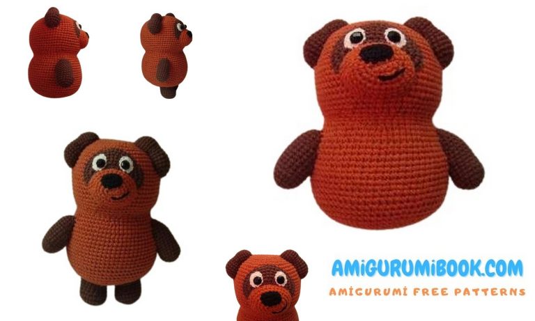 Adorable Brown Teddy Bear Amigurumi: Free Crochet Pattern
