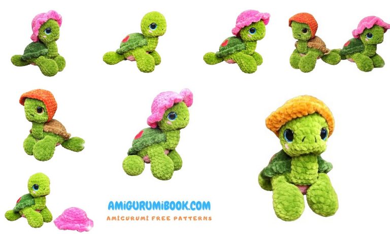 Adorable Free Pattern for Crocheting a Turtle Amigurumi Hat