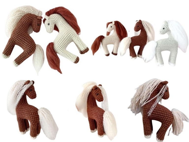 Adorable Amigurumi Free Pattern: Little Horse Crochet Tutorial
