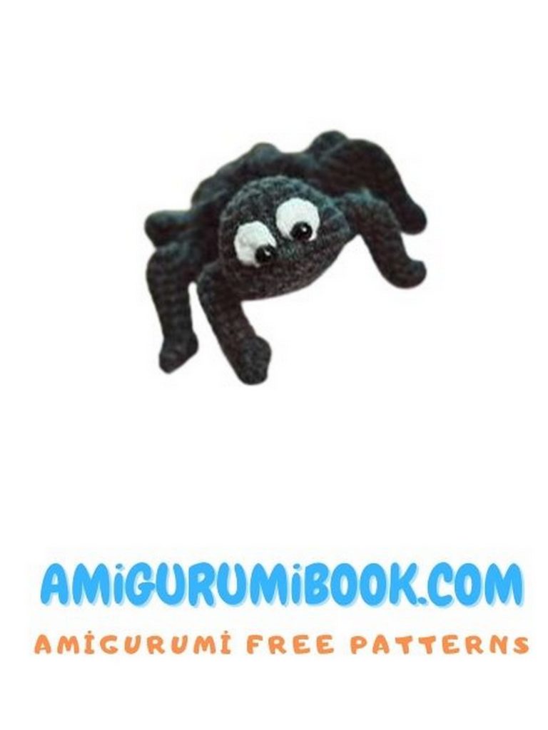 Halloween Spider Amigurumi Pattern