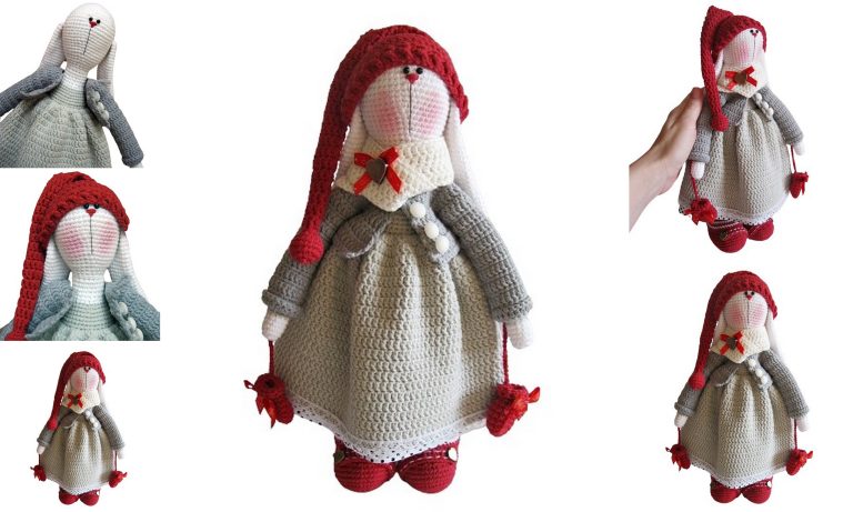Tilda Bunny Amigurumi Free Pattern: Crochet Elegance for Every Stitch!