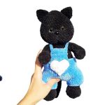 Adorable Black Cat Amigurumi Free Pattern: Crochet Tutorial