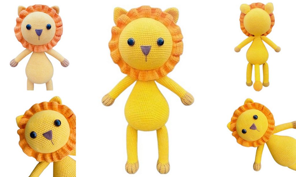 Free Sleeping Buddy Lion Amigurumi Pattern: Step-by-Step Guide