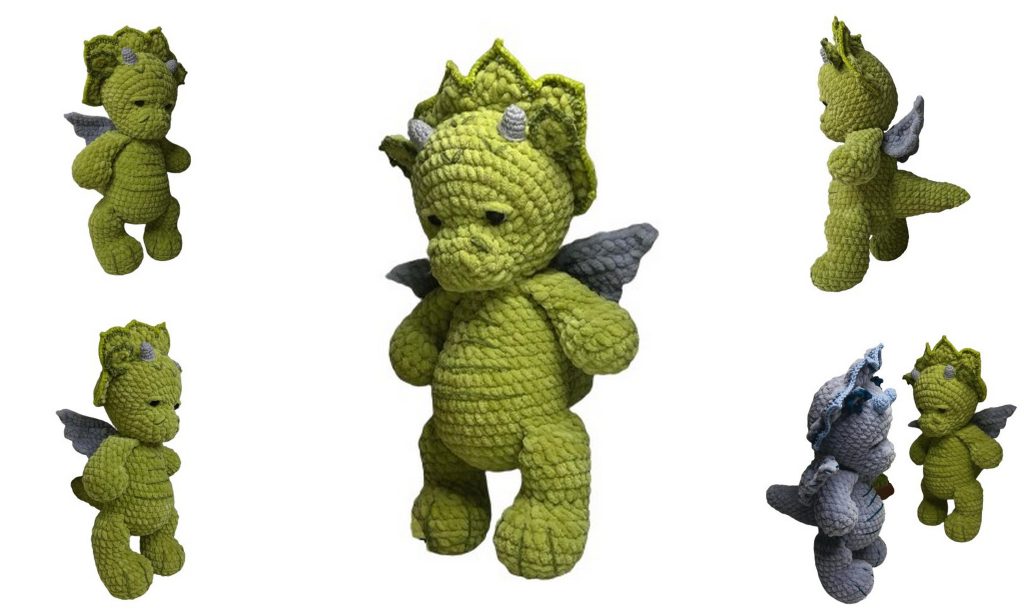 Free Velvet Dragon Amigurumi Pattern