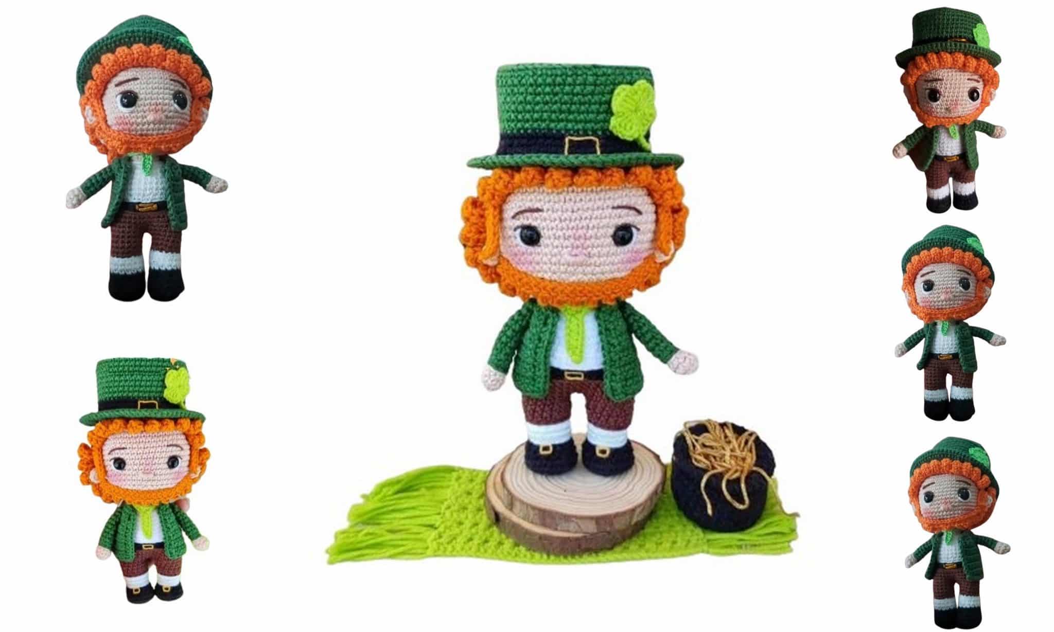 Free leprechaun amigurumi pattern step by step crochet guide free