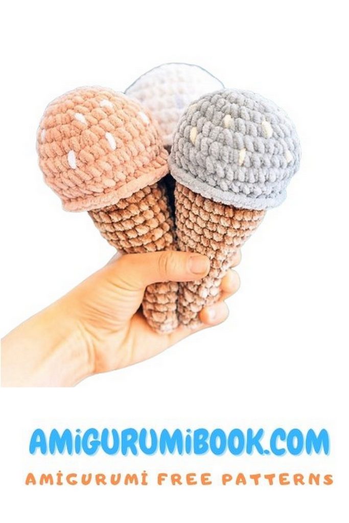 Free Ice Cream Amigurumi Pattern