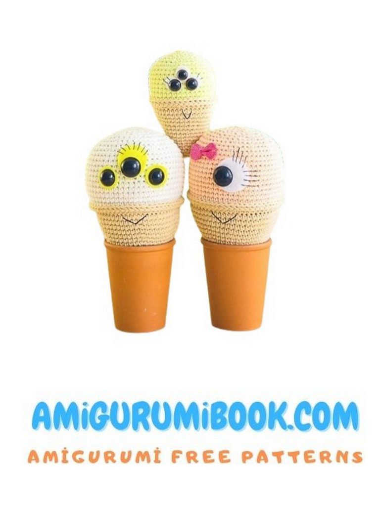 Free Ice Cream Amigurumi Pattern