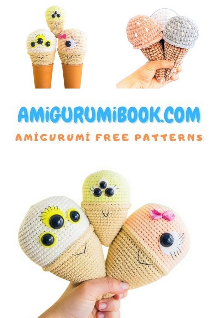 Free Ice Cream Amigurumi Pattern