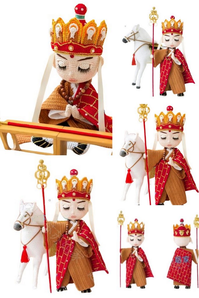 Monk Tan Amigurumi Doll Pattern