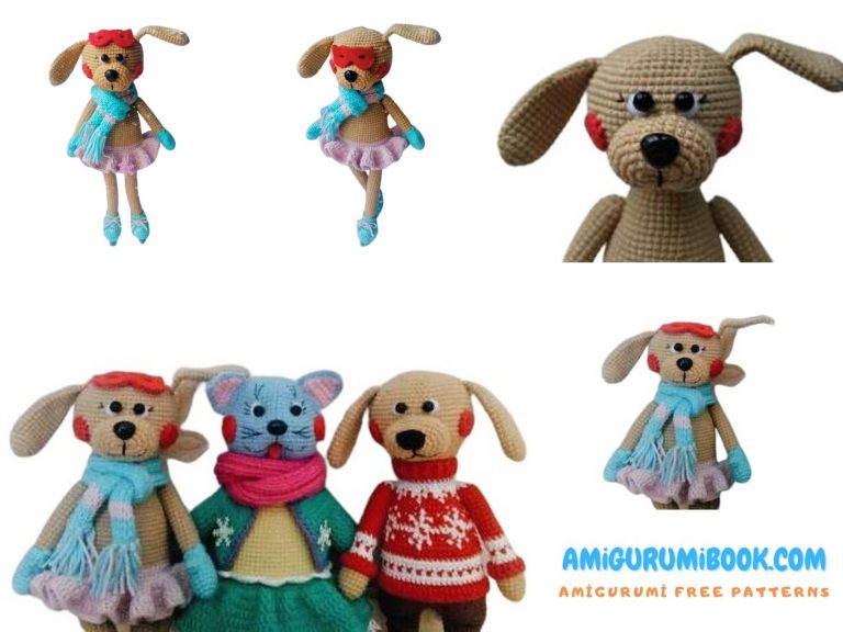 Elegant Lady Dog Amigurumi Free Pattern: Crochet Your Own Stylish Canine Companion!