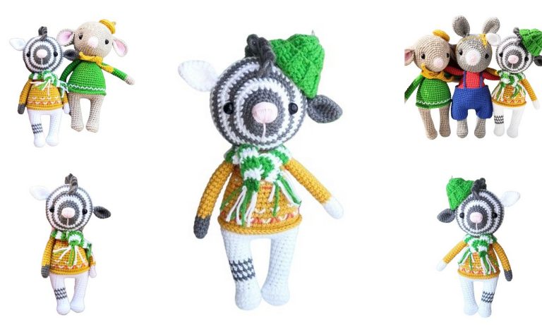 Free Cute Zebra Amigurumi Pattern – Adorable Crochet Tutorial
